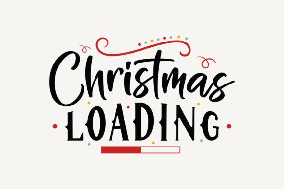 Christmas Loading SVG for Embroidery Projects