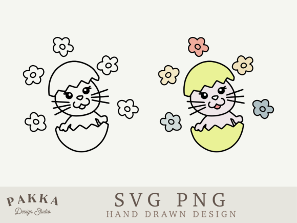 Cute Easter Rabbit in Egg Flower SVG Review