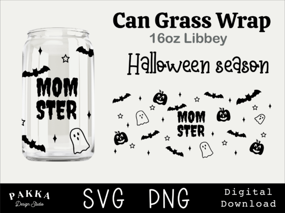 Halloween Libbey Glass Can Wrap Svg Review