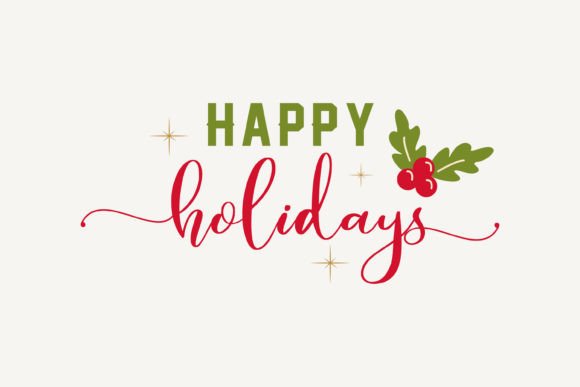 Happy Holidays SVG Embroidery Design Review