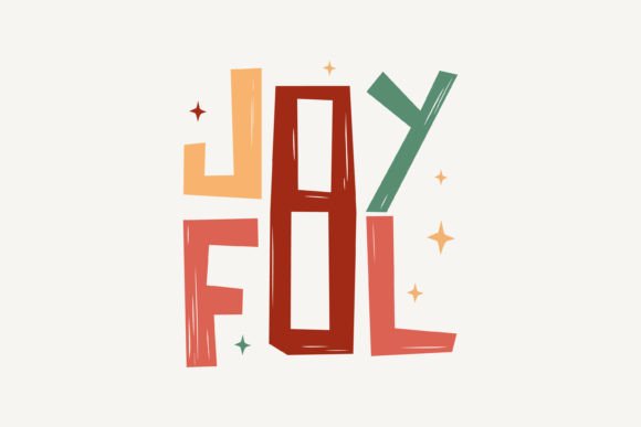 Joyful Christmas SVG for Embroidery Projects