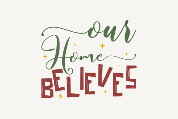 Our Home Believes Christmas SVG Review