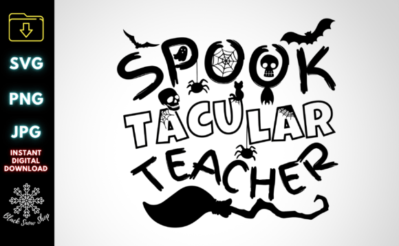 Spook Tacular Teacher SVG Review for Embroidery Projects